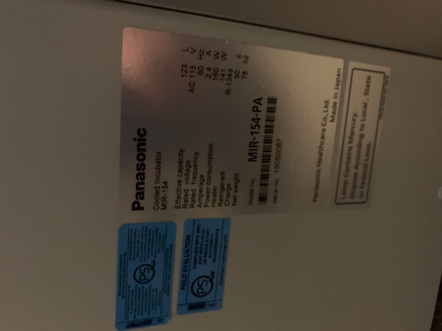 PANASONIC MIR-154-PA nameplate system