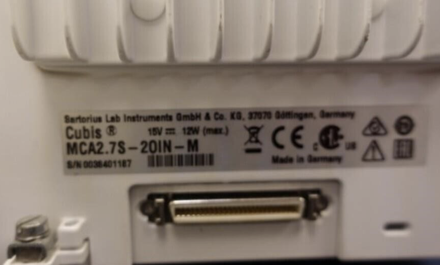 Sartorius Cubis Microbalance
